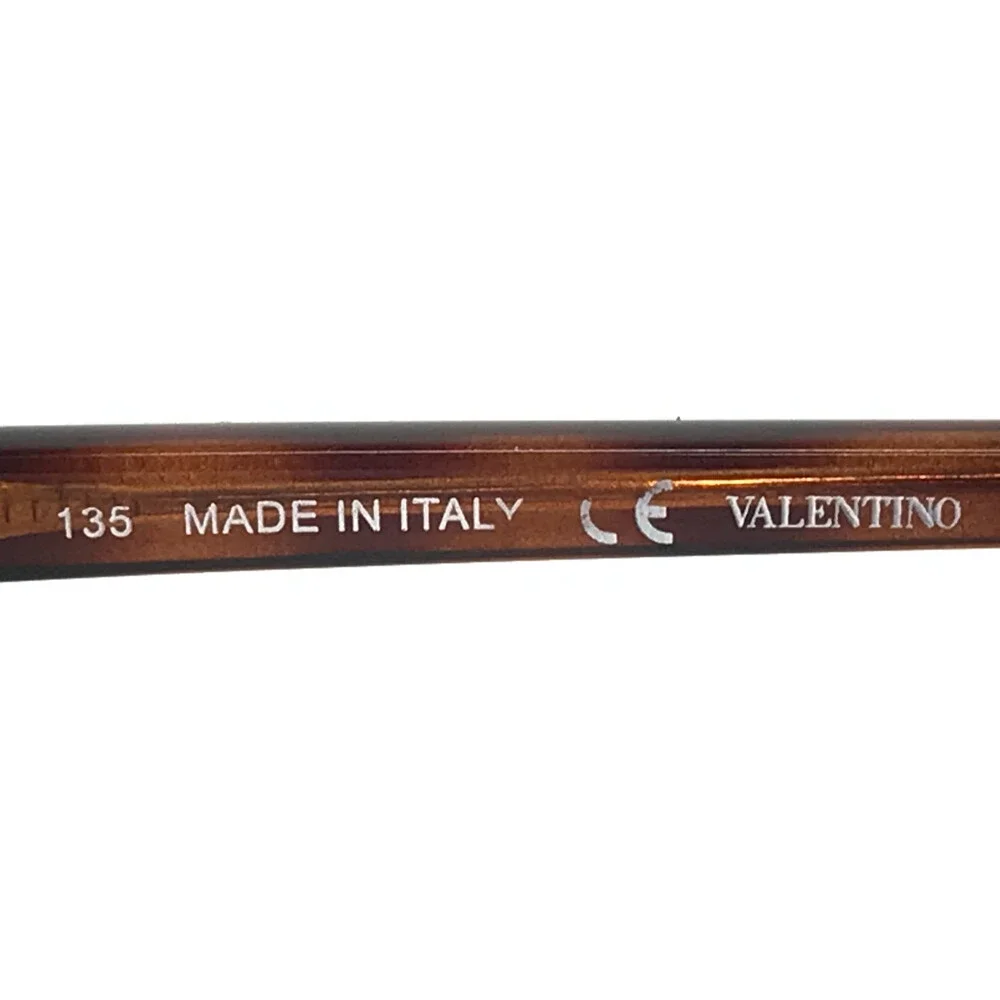 Valentino Eyeglasses Frames V2653 214 Tortoise Brown Cat Eye Full Rim 53-16-135